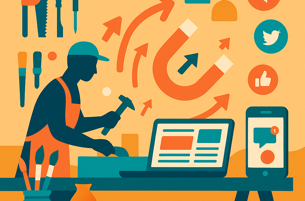 Inbound marketing artisans : clients sans prospection
